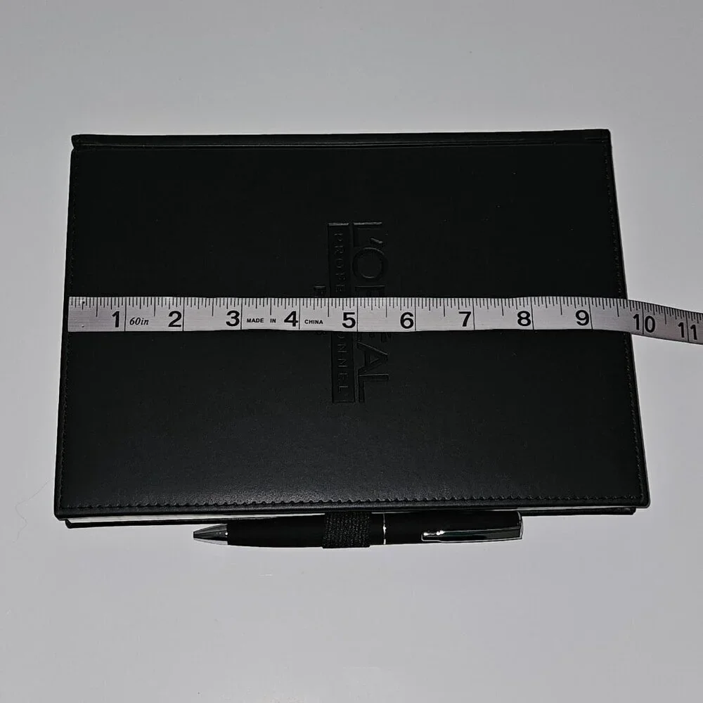 L'Oreal Professionnel Paris Black Journal Pen Set Book Lined Pages NEVER USED